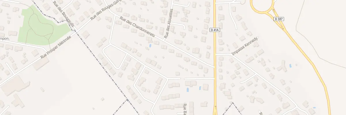 Plan du 15 Rue des Chardonnerets à Homécourt