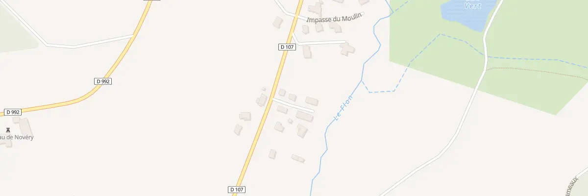 Plan du 434 Rte des Baraques à Minzier