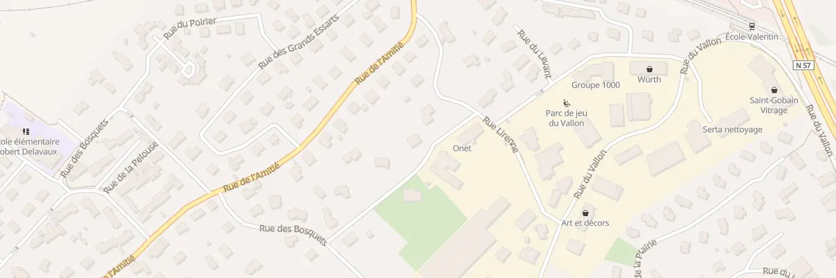 Plan du 8 Rue Lirenne à École-Valentin