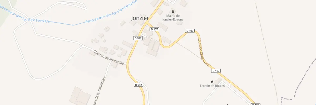 Plan du 40 Rte de chez Cotin à Jonzier-Épagny