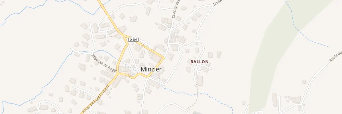 Plan du 78 Rte des Hameaux à Minzier