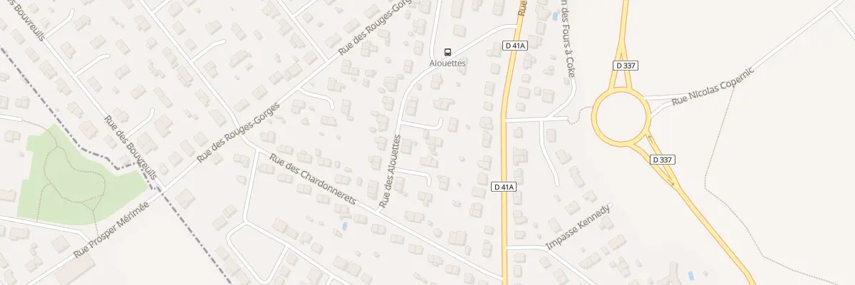 Plan du 23 Rue des Alouettes à Homécourt