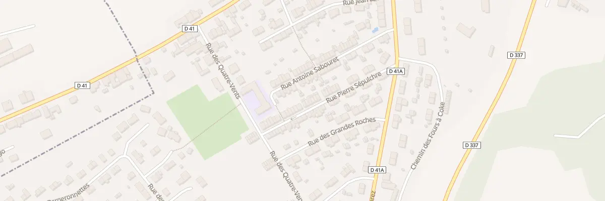 Plan du 25 Rue Pierre Sépulchre à Homécourt