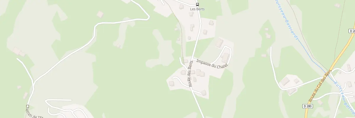 Plan du 507 Rte des Berts à Theys