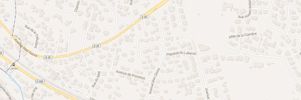 Plan du 55 Rue de Manosque à La Garde