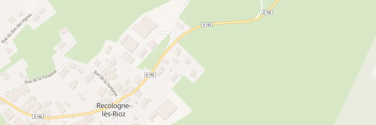 Plan du 4 Rue de la Cour à Recologne-lès-Rioz