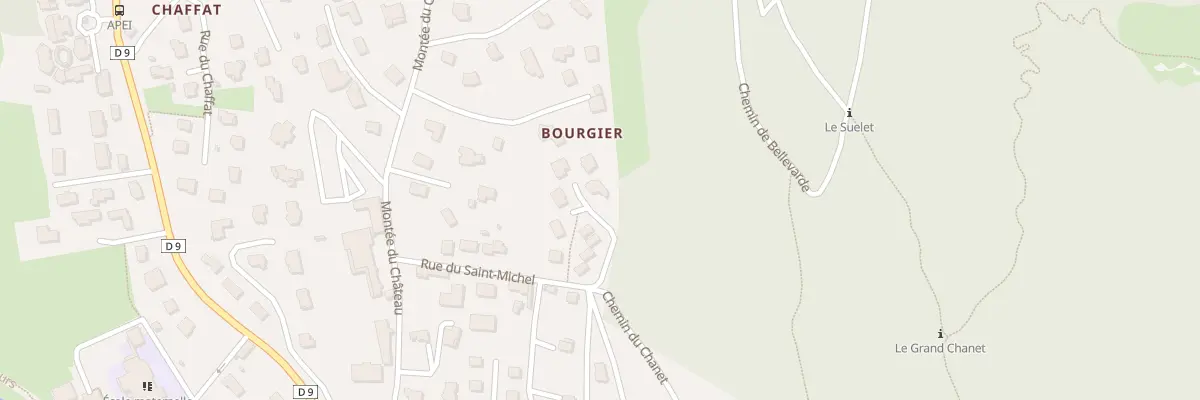 Plan du 252 Rue du Saint Michel à Challes-les-Eaux
