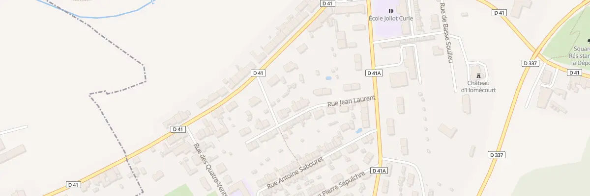 Plan du 11 Rue Jean Laurent à Homécourt