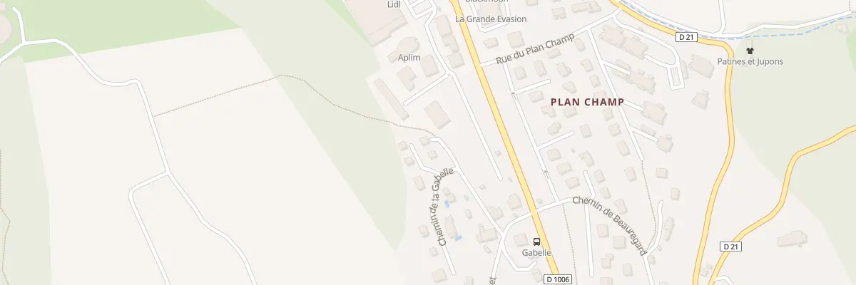 Plan du 101 Che de la Gabelle à Saint-Jeoire-Prieuré