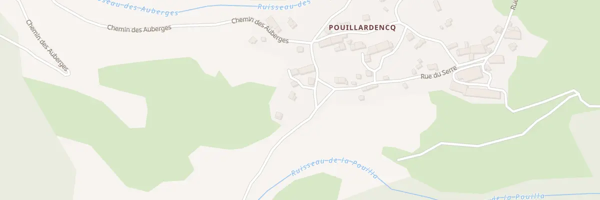 Plan du 5160 Pouillardenq au Glaizil
