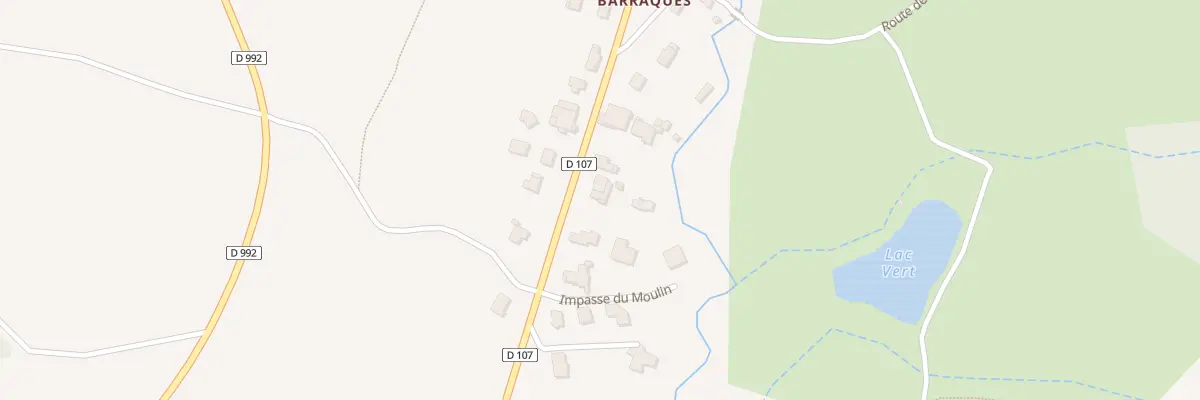 Plan du 686 Rte des Baraques à Minzier