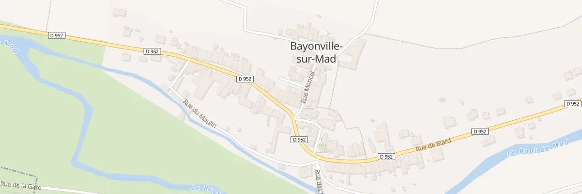 Plan du 10 Rue de Méville à Bayonville-sur-Mad