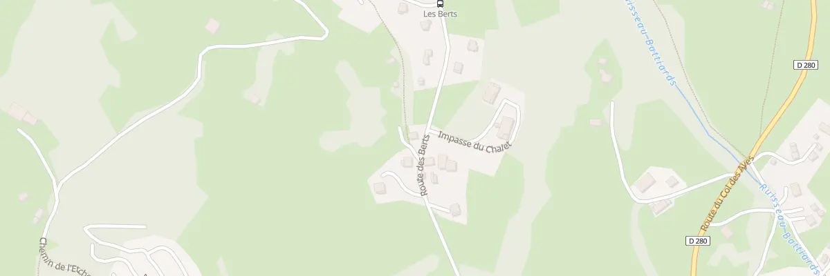 Plan du 539 Rte des Berts à Theys
