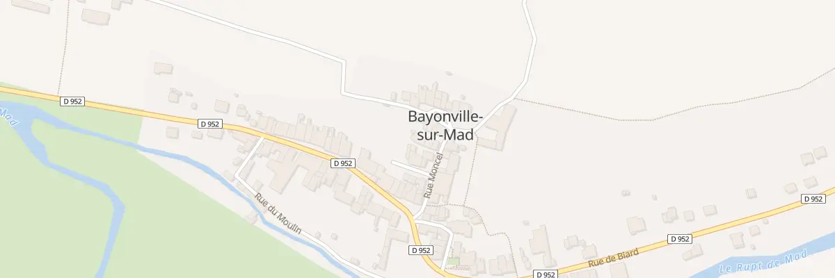 Plan du 13 Rue Moncel à Bayonville-sur-Mad