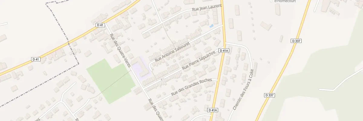 Plan du 39 Rue Pierre Sépulchre à Homécourt