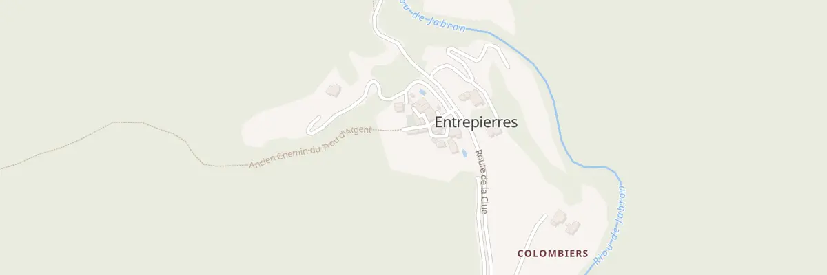 Plan du 65 Grand’rue à Entrepierres
