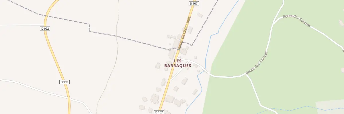 Plan du 871 Rte des Baraques à Jonzier-Épagny