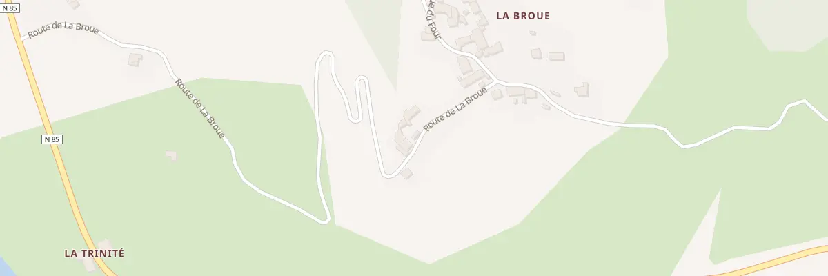 Plan du 5265 La Broue à Saint-Firmin