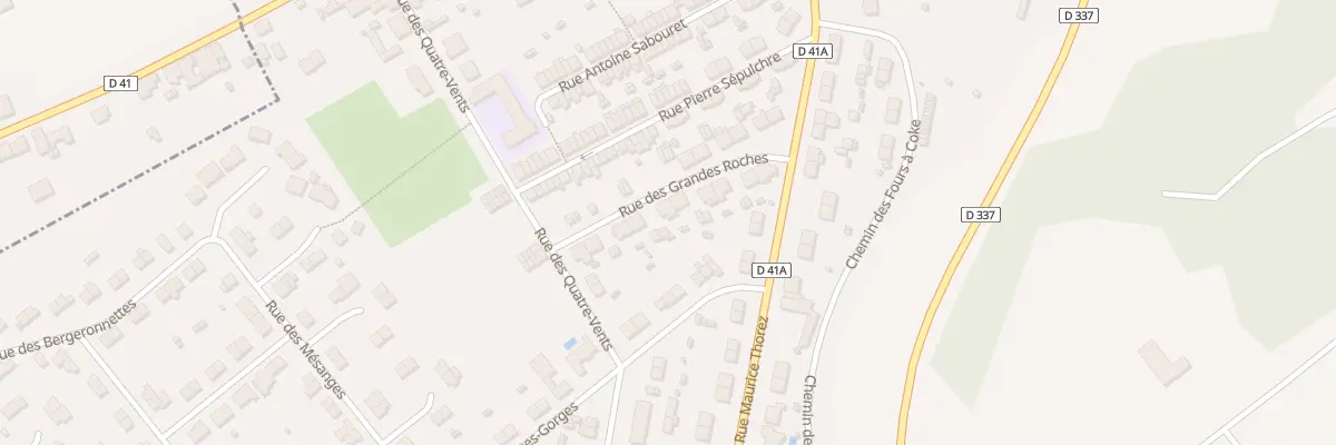 Plan du 9 Rue des Gde Roches à Homécourt