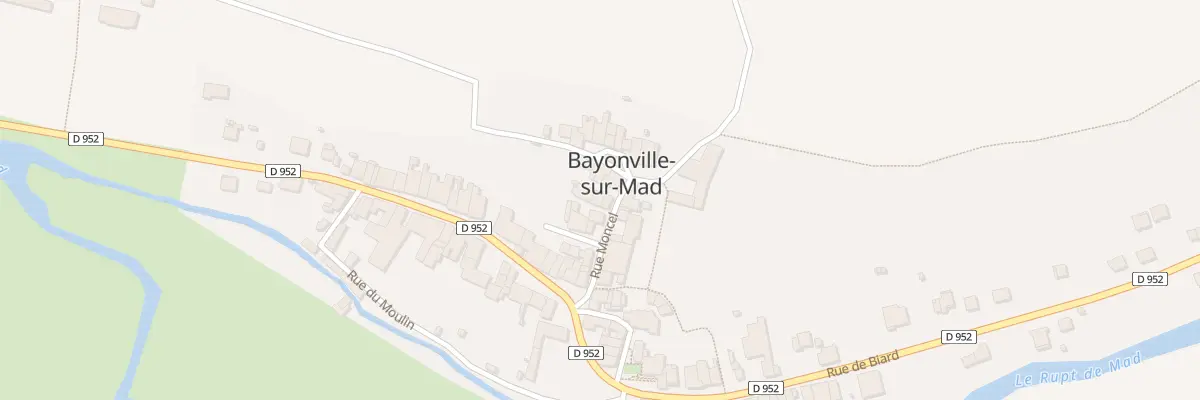 Plan du 11 Rue Moncel à Bayonville-sur-Mad