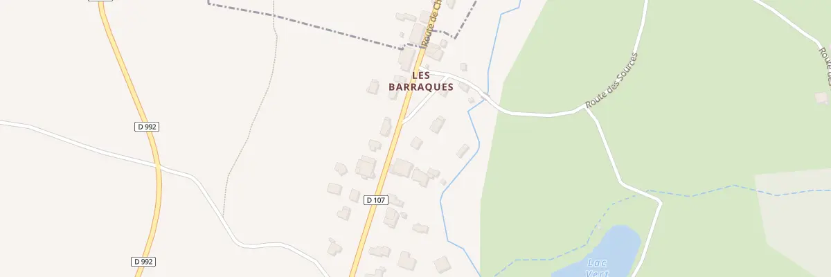Plan du 780 Rte des Baraques à Minzier