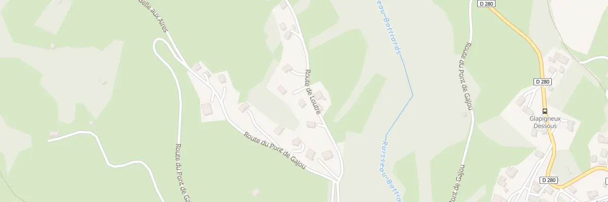 Plan du 1544 Rte de Loutre à Theys