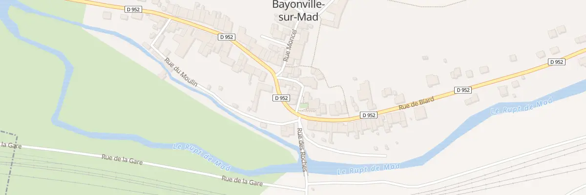 Plan du 4 Rue de Méville à Bayonville-sur-Mad
