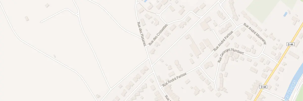Plan du 2 Rue des Croisettes à Corre