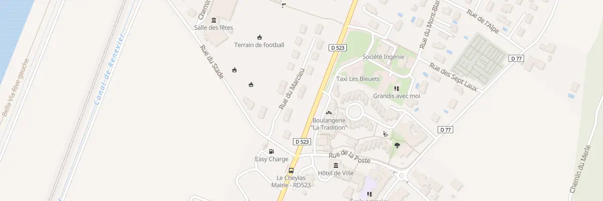 Plan du 4 Rue du Marcieu au Cheylas