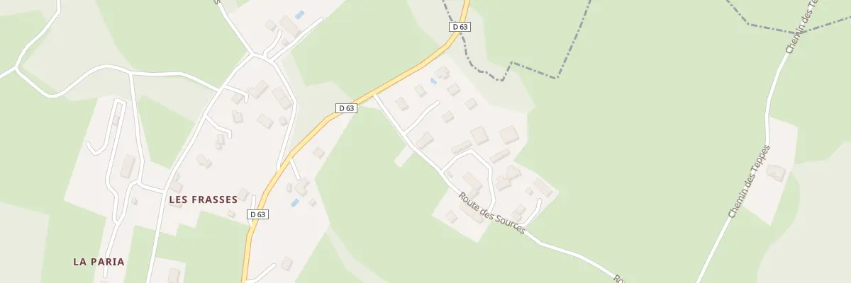 Plan du 796 Rte des Sources à Chainaz-les-Frasses