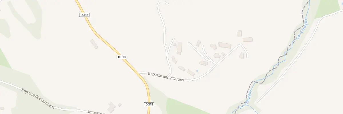 Plan du 172 Imp des Villarons à Manteyer