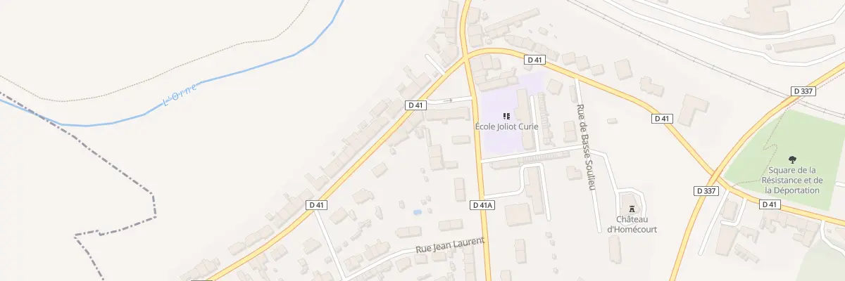 Plan du 5 Rue Victor Hugo à Homécourt