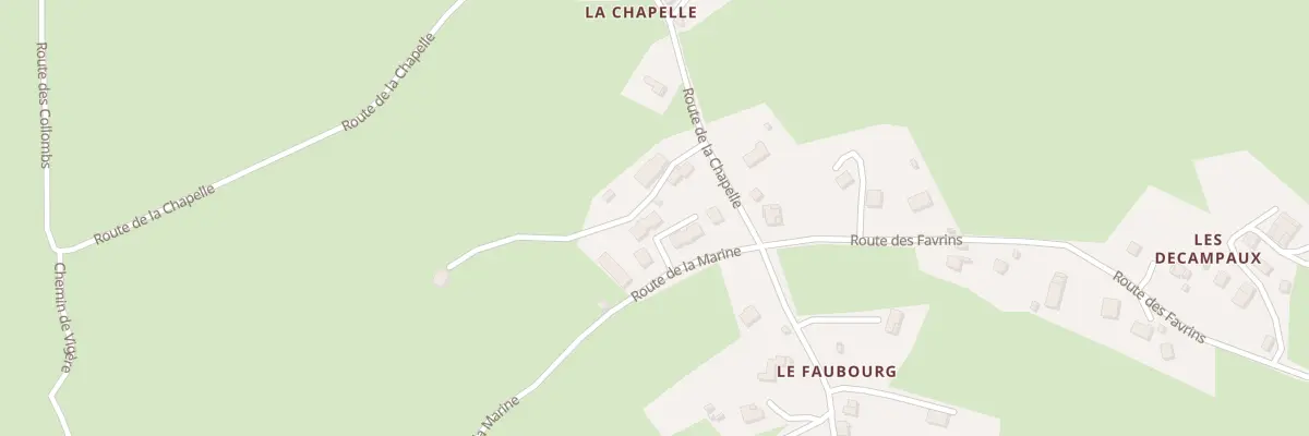 Plan du 5524 Rte de la Chapelle à Montcel
