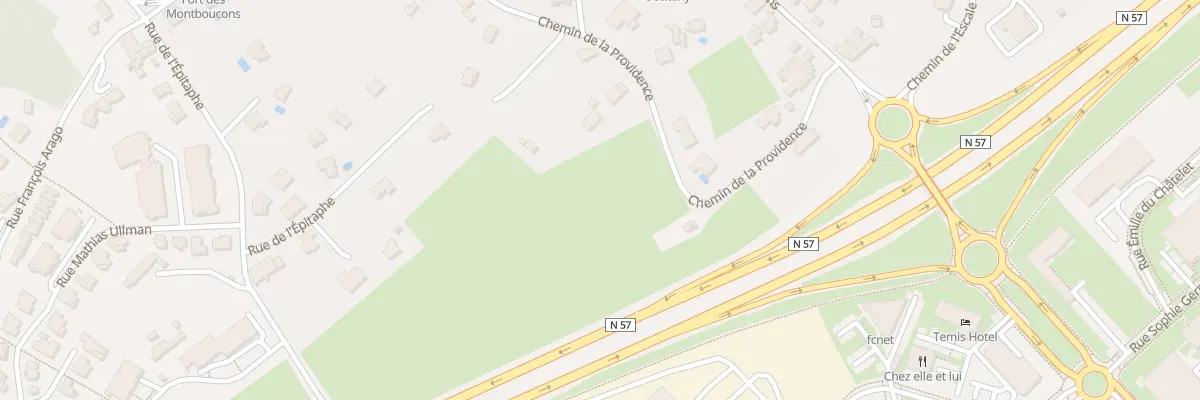 Plan du 9B Che de la Providence à Besançon
