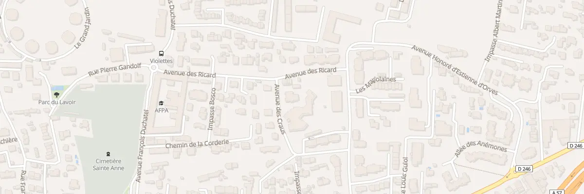 Plan du 19 Av des Craus à La Valette-du-Var