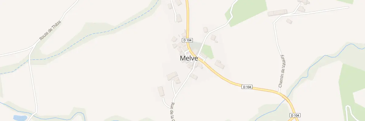 Plan du 5033 Le Village à Melve