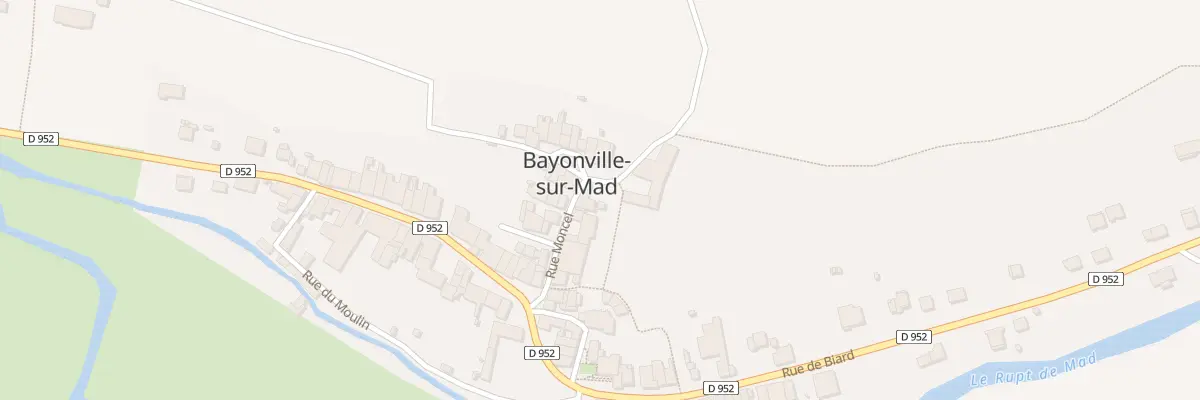 Plan du 8 Rue Moncel à Bayonville-sur-Mad
