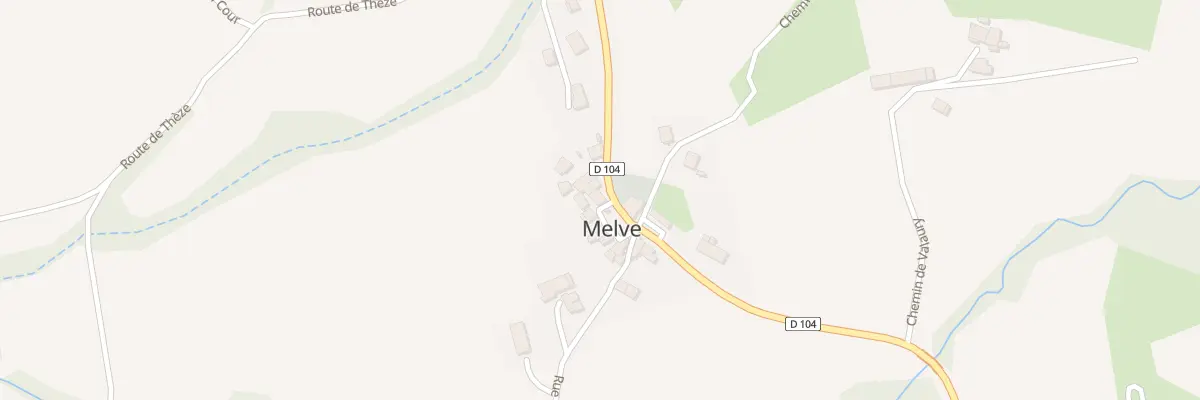 Plan du 5028 Le Village à Melve