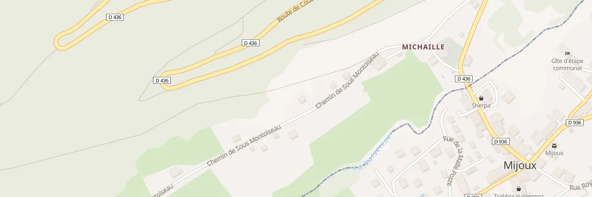 Plan du 14 Che de Sous Montoiseau à Lajoux