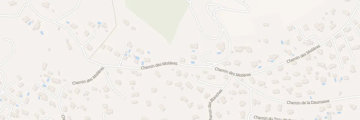 Plan du 5000F Che des Molières à La Roquebrussanne