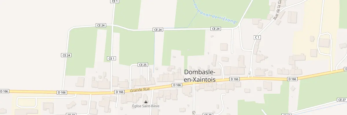 Plan du 36 Gr Grande Rue à Dombasle-en-Xaintois