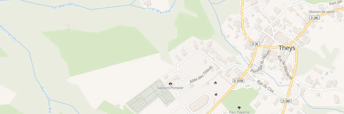 Plan du 248 Rue du Lusson à Theys
