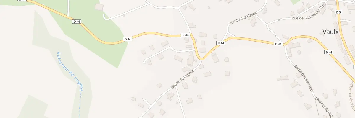 Plan du 597 Rte de Saint-Eusèbe à Vaulx