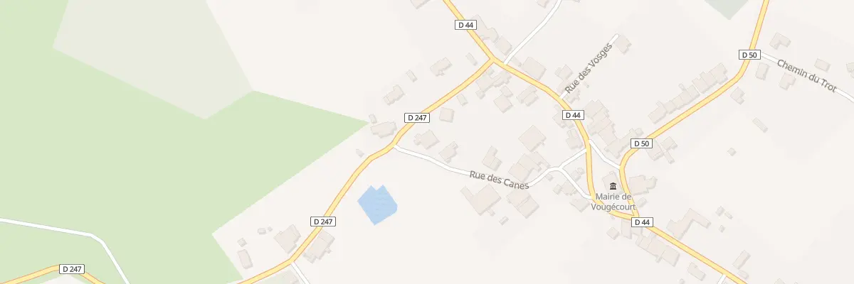Plan du 8 Rue des Canes à Vougécourt