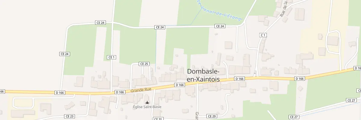 Plan du 34 Gr Grande Rue à Dombasle-en-Xaintois