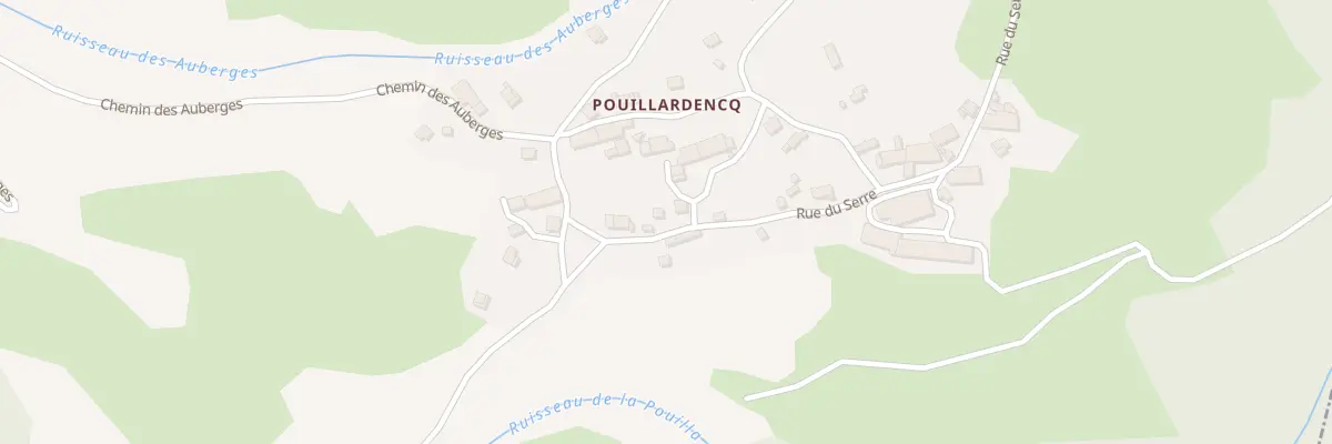 Plan du 5125 Pouillardenq au Glaizil