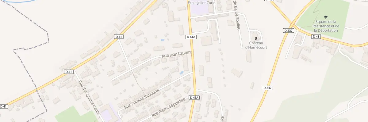 Plan du 12 Rue Maurice Thorez à Homécourt