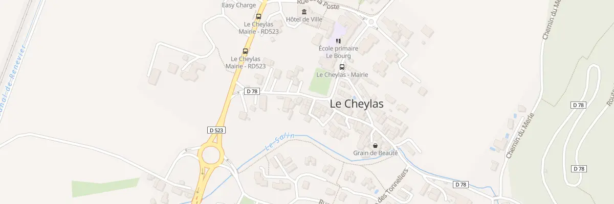 Plan du 126 Rue de l’Hôtel de Ville au Cheylas