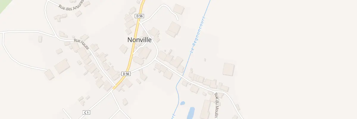 Plan du 3 Rue du Moulin à Nonville