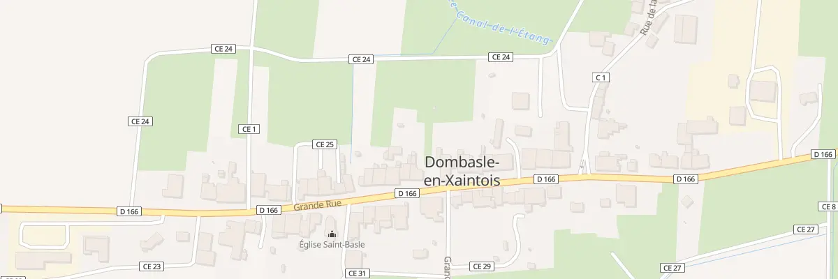 Plan du 32 Grande Rue à Dombasle-en-Xaintois